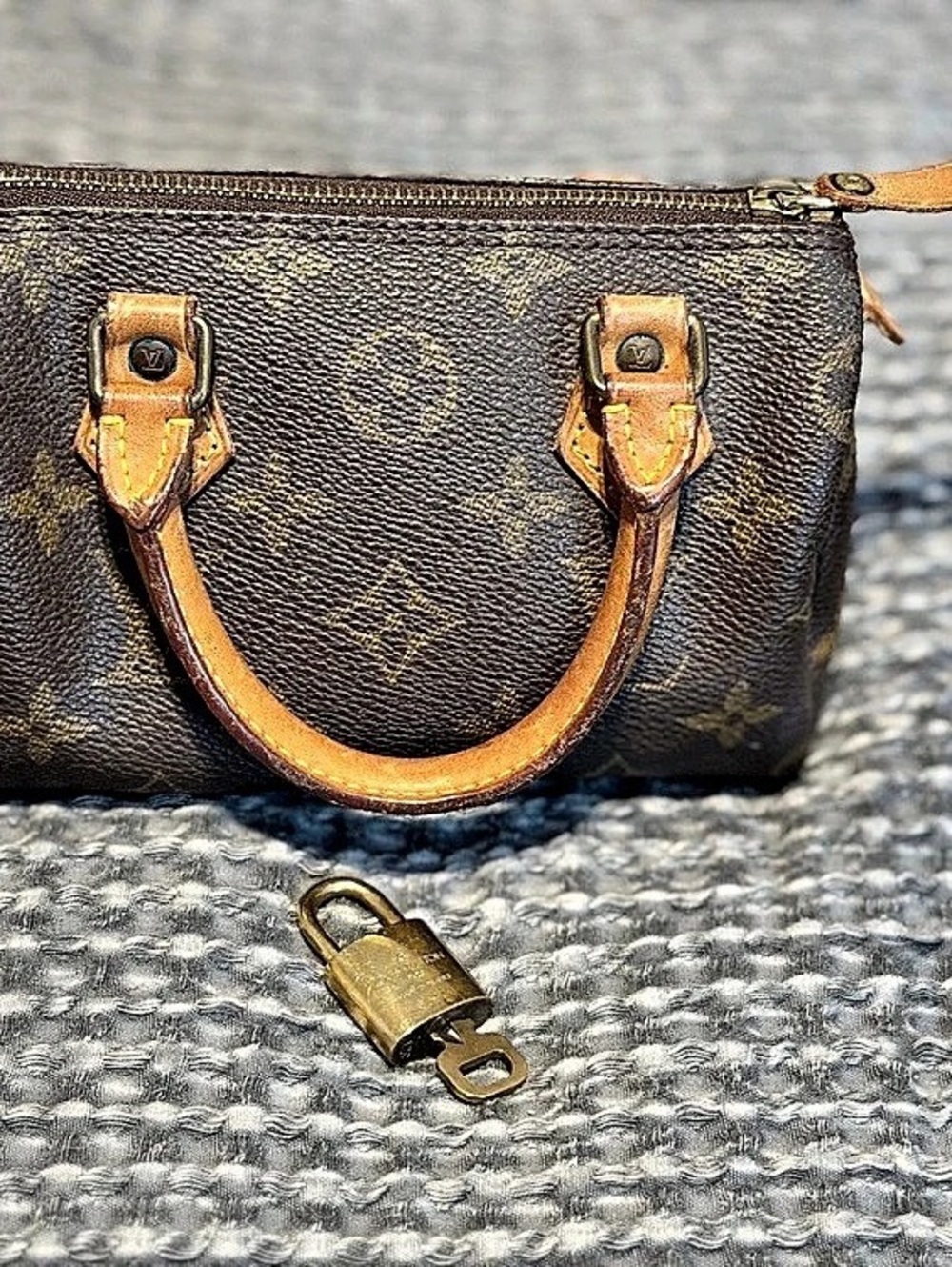 Louis Vuitton Speedy 25 Monogram Mini Bag in Brown NWT